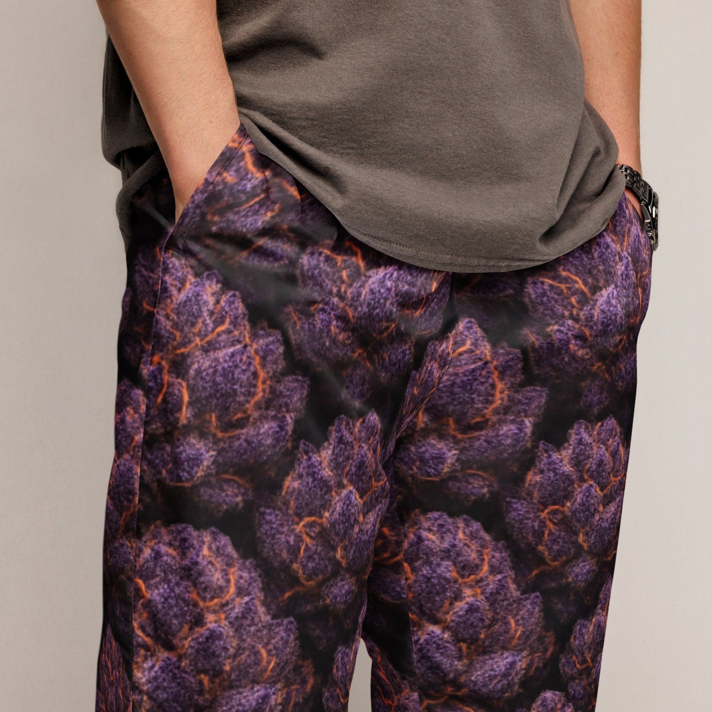 Everythings Purple Weed Unisex track pants
