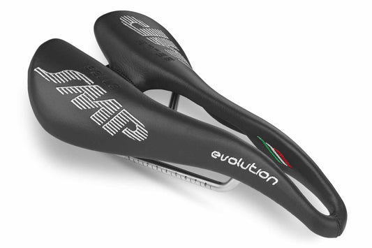 Selle SMP Evolution Saddle with Steel Rails (Black)