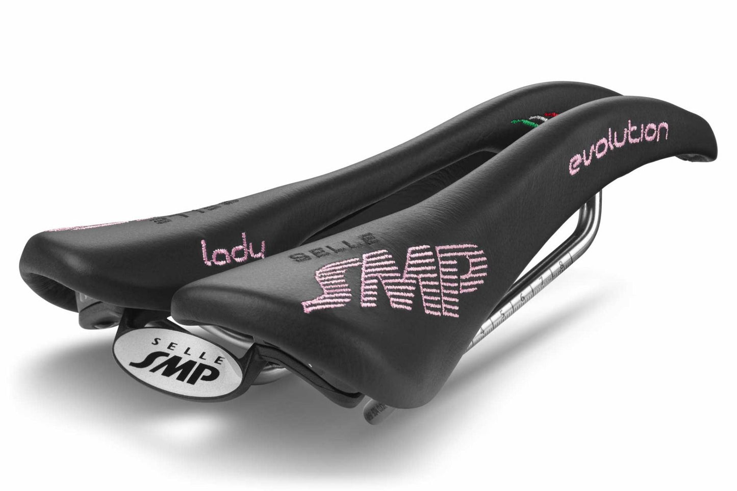 Selle SMP Evolution Saddle with Steel Rails (Lady Black)