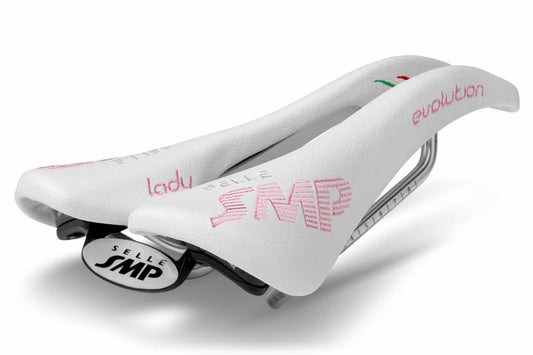 Selle SMP Evolution Saddle with Steel Rails (Lady White)