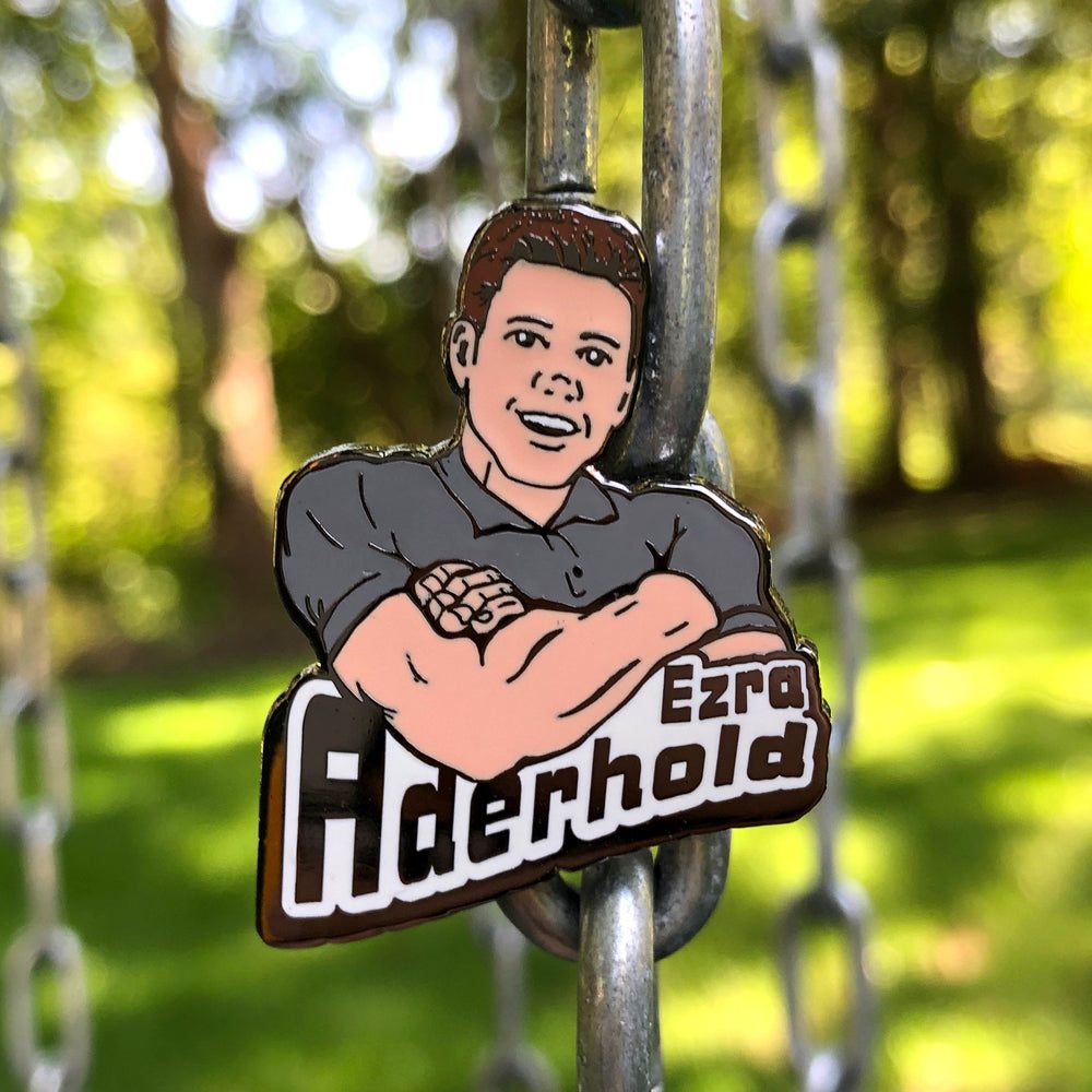 Ezra Aderhold Pin - Metal Backer