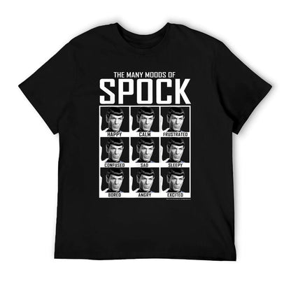 Star Trek The Original Series Moods of Spock Textbook T-Shirt