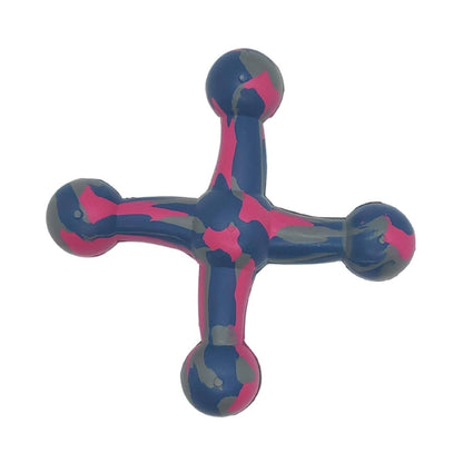 Natural Rubber Jack Dog Toy – Durable, Non-Toxic Chew Toy for Engaging Play and Enhanced Agility