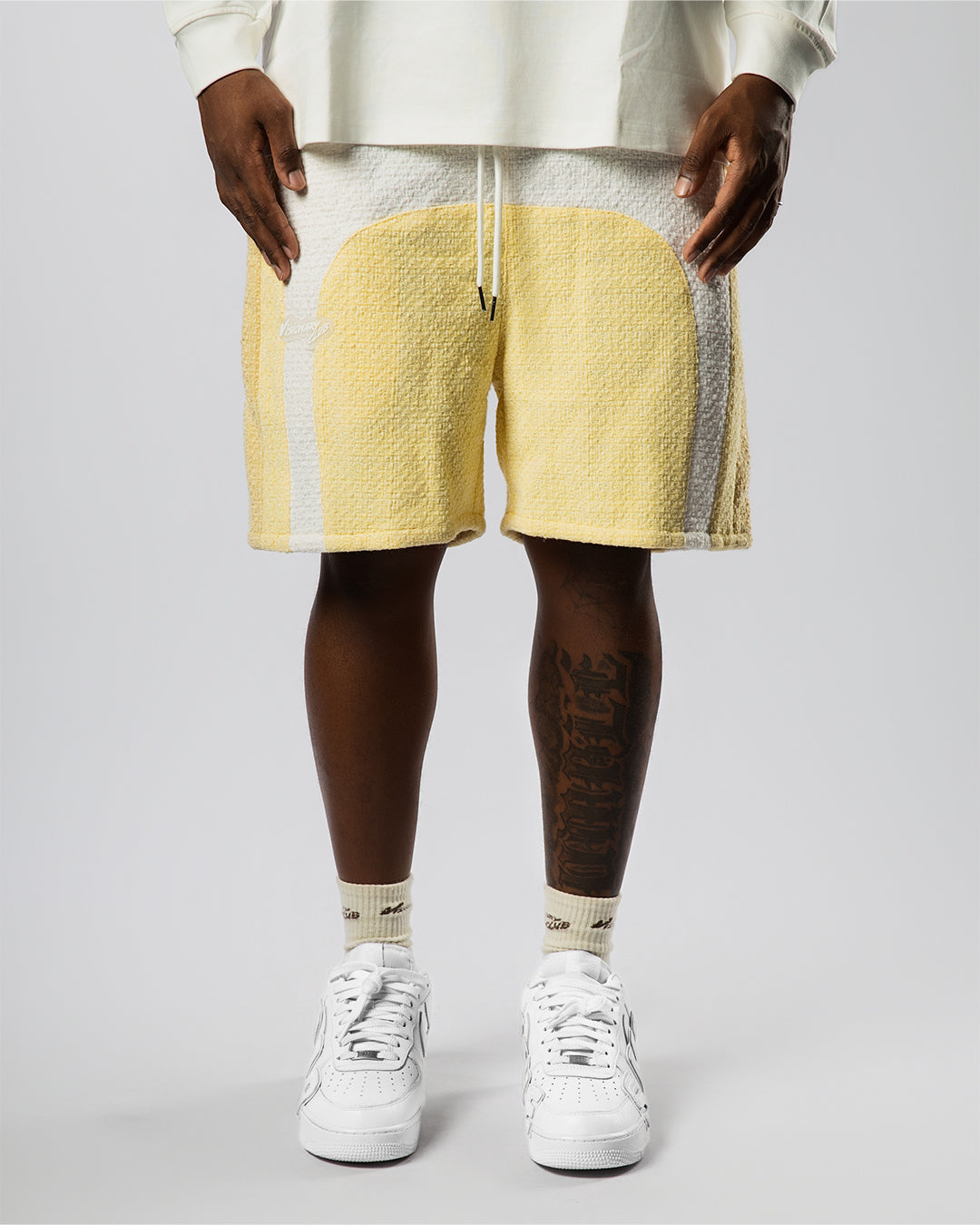 "RADIANT AURA" V2 SHORTS (LEMON CRUSH)