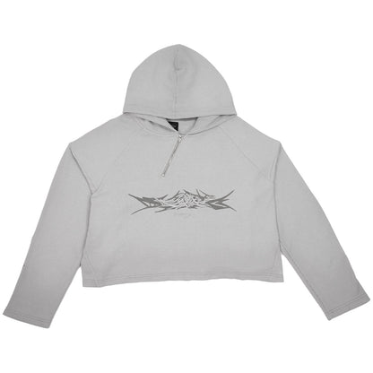 X-RAY THERMAL KNIT HOODIE V2 ( BONES GREY )