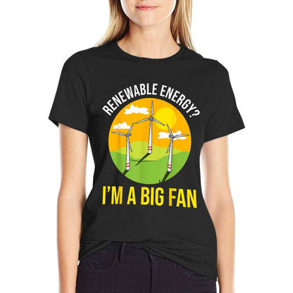 Renewable Energy Environmentally Friendly Science Nerd Gift T-Shirt