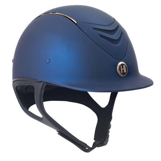 MIPS™ CCS Helmet - Navy Matte with Rose Gold Rail