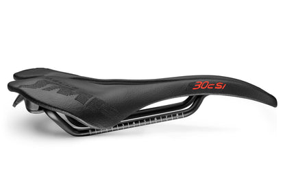 Selle SMP F30C s.i. Bicycle Saddle with Steel Rails (Black)