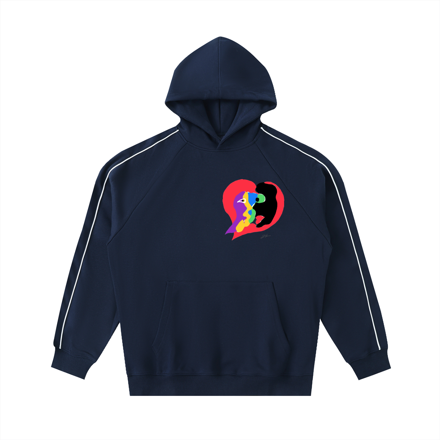 RatChet BunneeZ Contrast Piping Raglan Hoodie