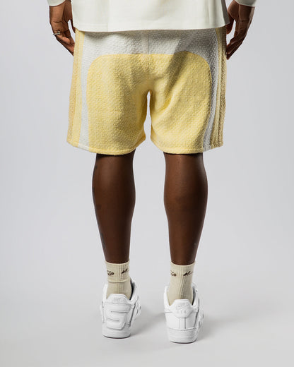 "RADIANT AURA" V2 SHORTS (LEMON CRUSH)