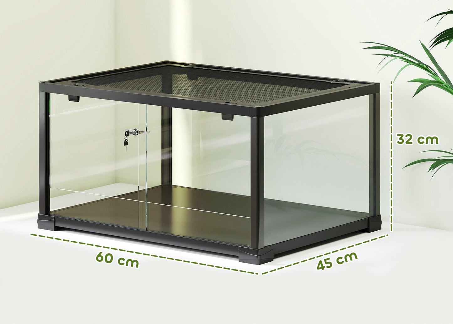 86.3L (22.8 Gallon) Glass Vivarium