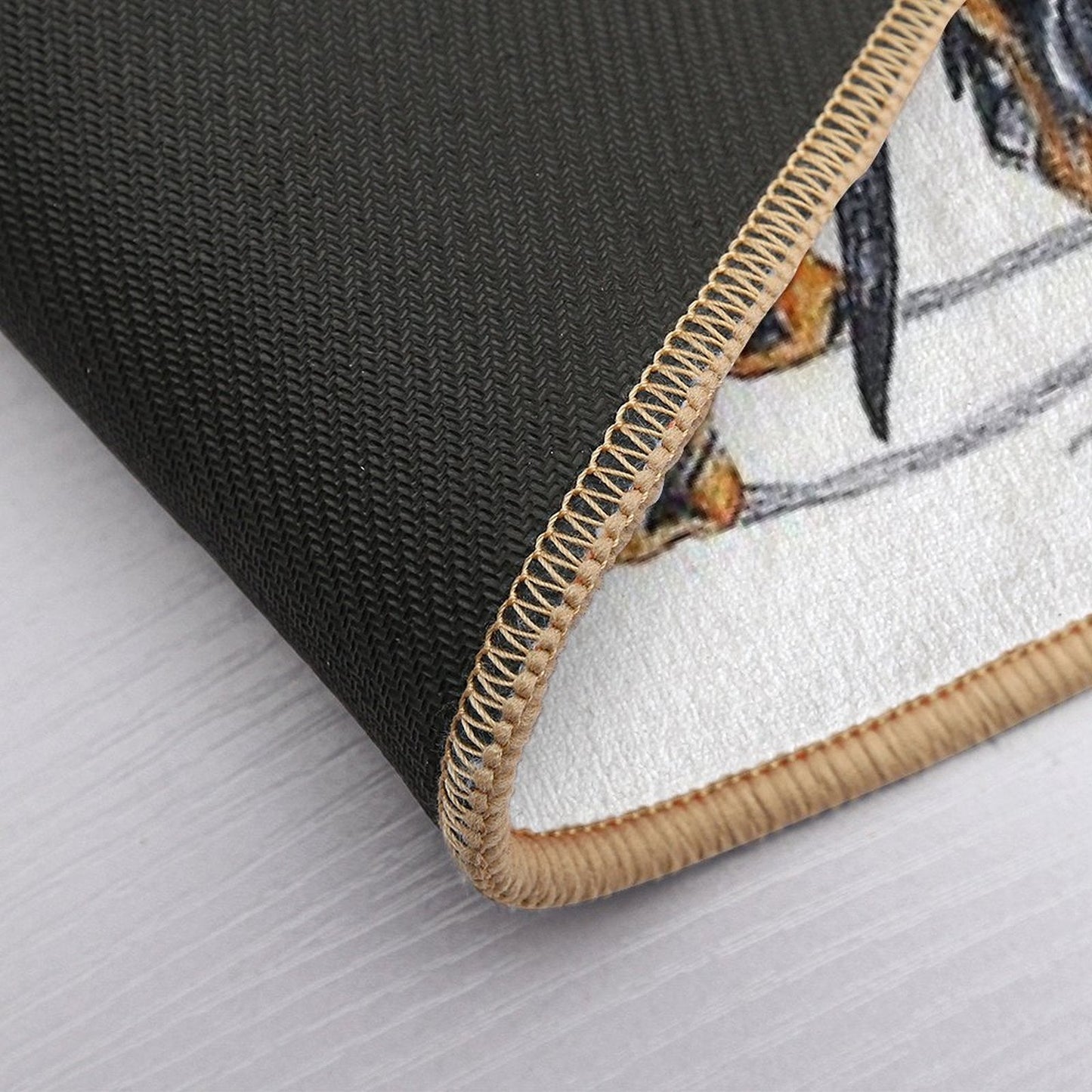 Dachshund Dog Pupy Back Bath Mat