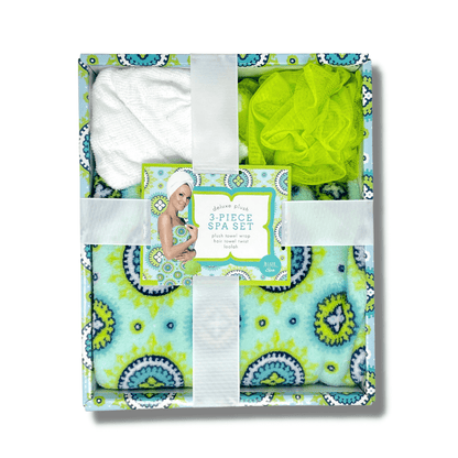 JupiterGear Deluxe Plush 3-Piece Bathroom Gift Box Spa Set