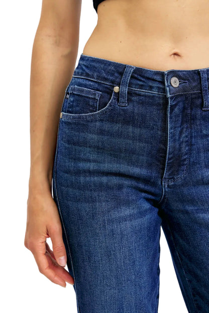 Full Size Tummy Control Straight Jeans Plus Size