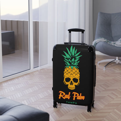 Rad Palm Pineapple Skull Travel Roller Bag