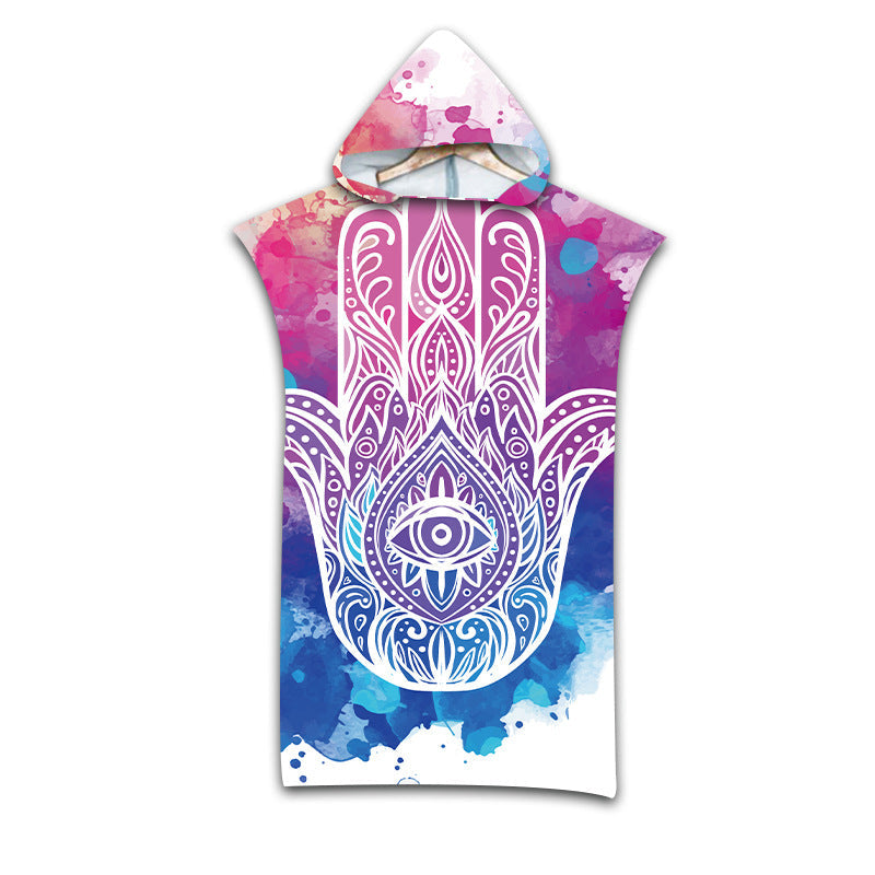Beach Swimming Printing Wearable Pattern Bath Towel