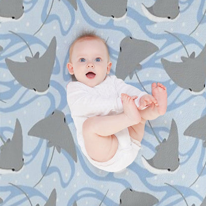 Stingrays - Cownose Ray - Sticker Pack Throw Blanket