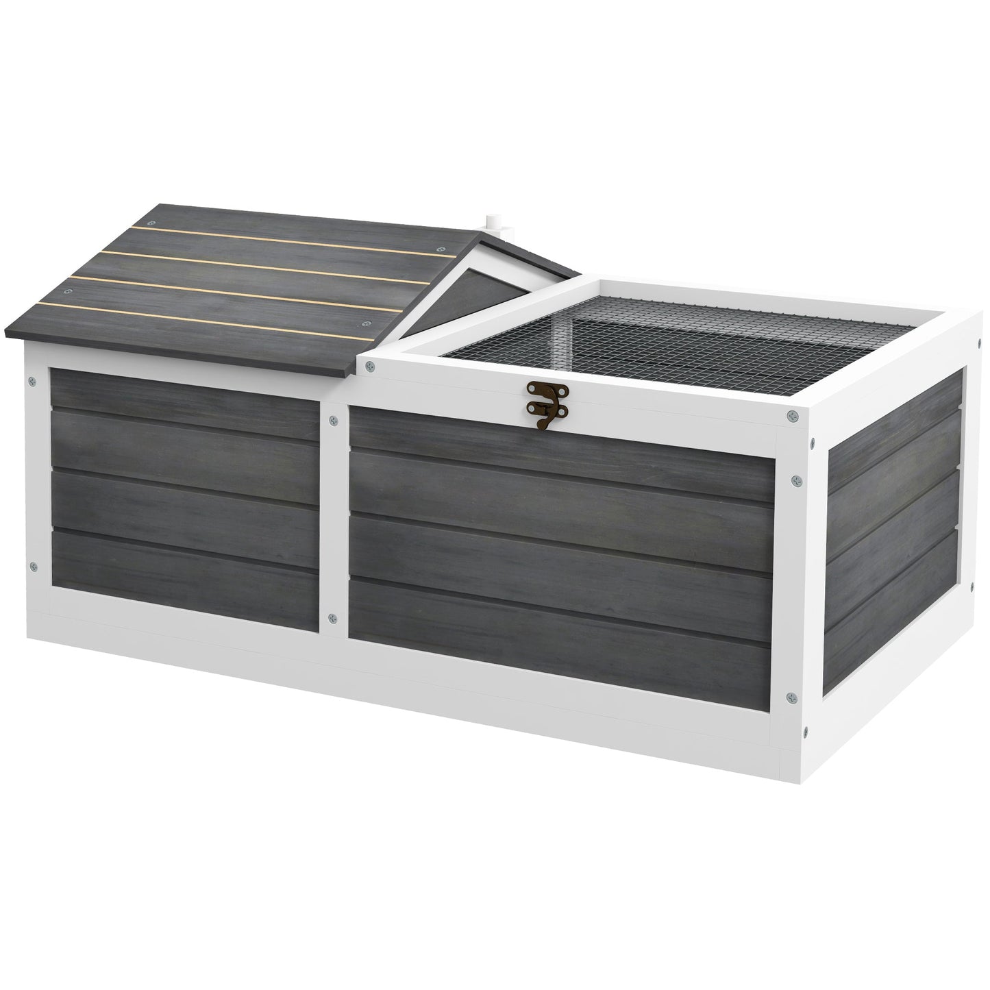 Compact Wooden Tortoise House