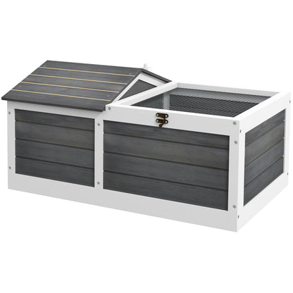 Compact Wooden Tortoise House