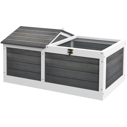 Compact Wooden Tortoise House