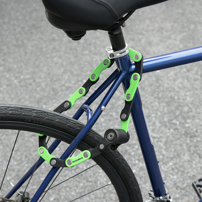 ROCKBROS Folding Bike Lock Anti-theft Alloy Lock with Mounting Bracket
