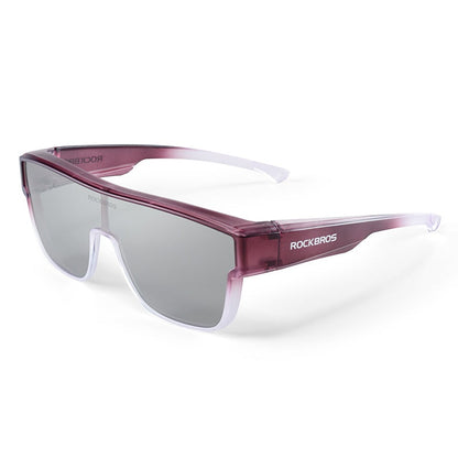 ROCKBROS Polarized Fit Over Glasses UV400 Sunglasses Wrap Around for Men Women