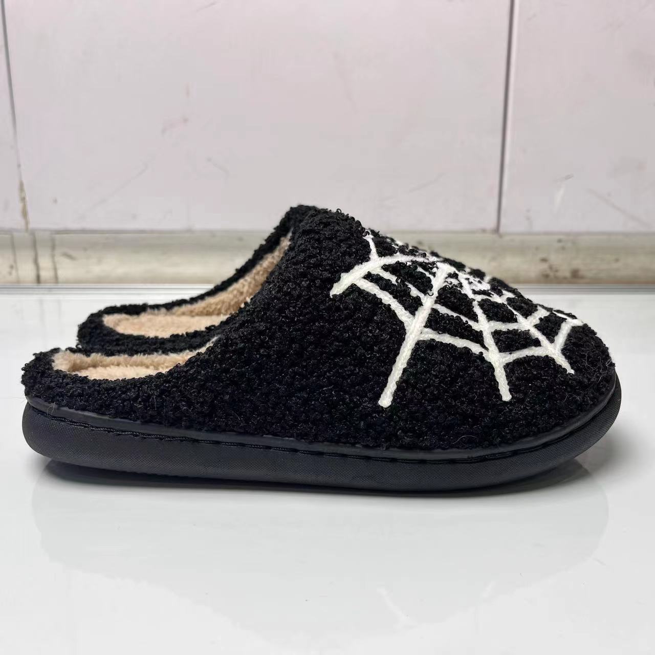 Cozy Spider Web House Shoes