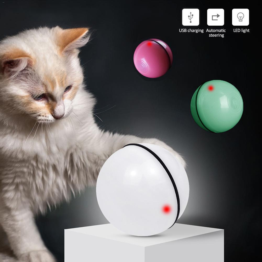 LED Laser Rolling Ball Cat Toy