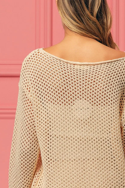 BiBi Sequin American Flag Sunglasses Knit