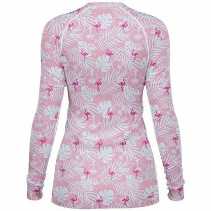 Rad Palm Party Like A Flock Star Women's Rash Guard