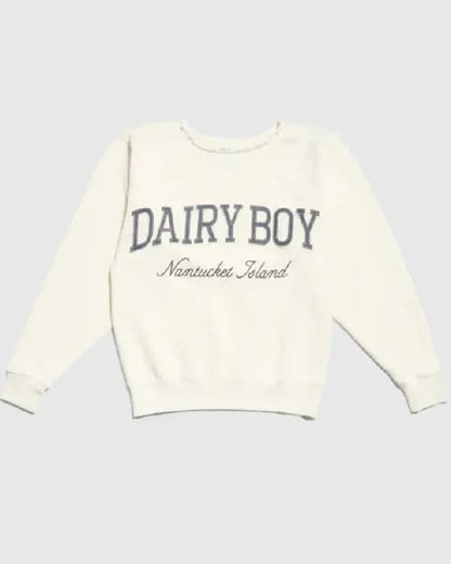Dairy Boy Cut Off Nantucket Island Crewneck Sweatshirt
