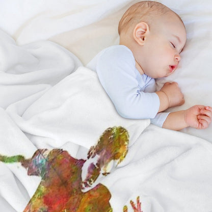 Man Soccer Football Player 09 Throw Blanket