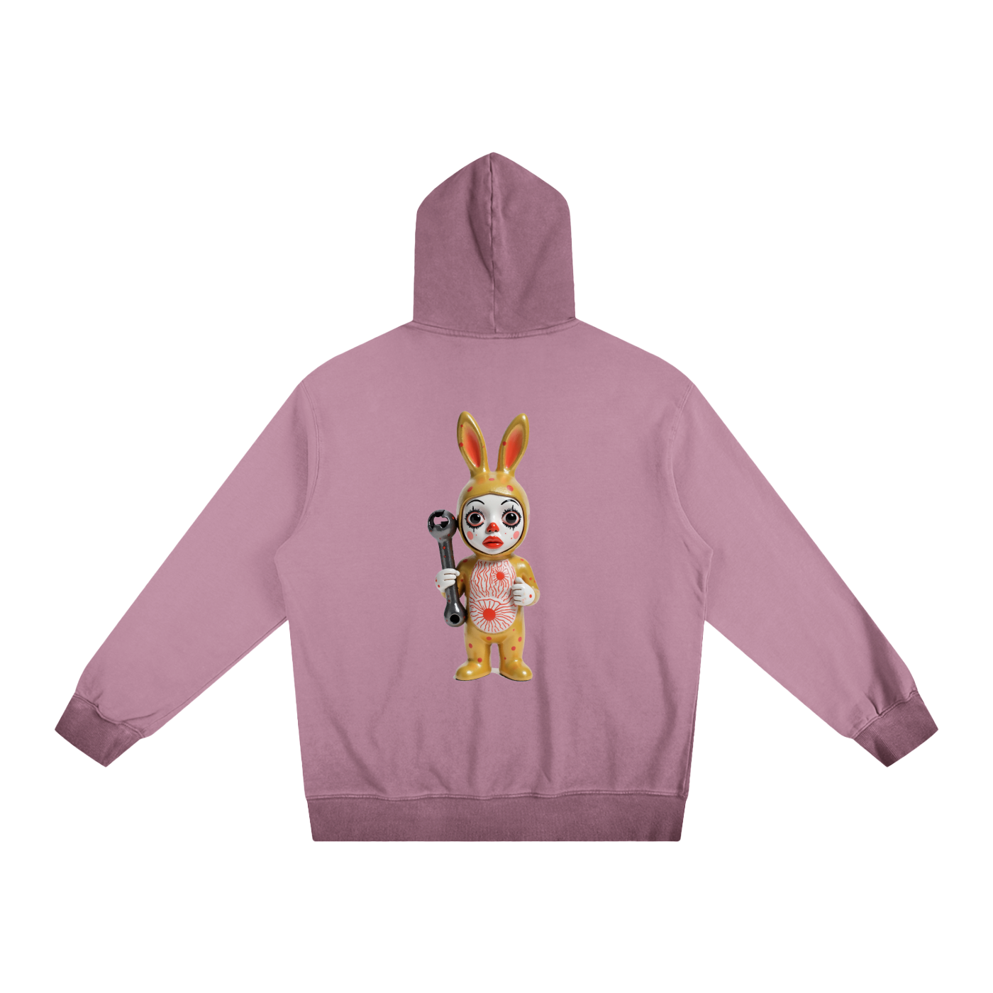 Ratchet Bunneez Ombre Stone Washed Colorpointed Hoodie