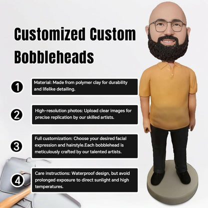 Custom Wedding Bobblehead Cake Topper