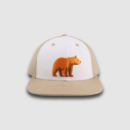Big Bear Snapback Hat - Tan