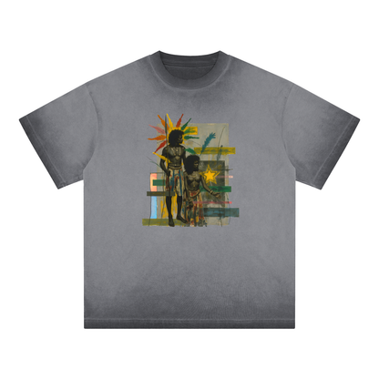 Amaru Khan Stars Truex Reverse Dyed T-shirt