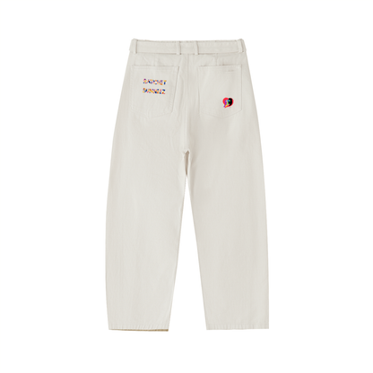 RaTChet BunneeZ Belted Barrel-leg Chino Pants