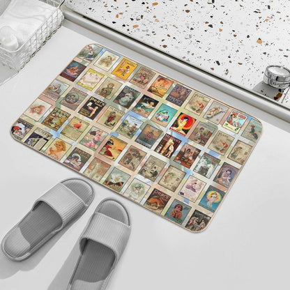 Vintage Soap Ads Bath Mat