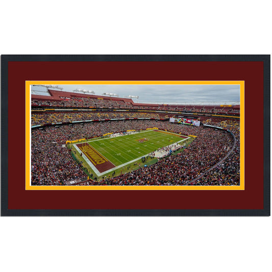 Framed FedEx Field Washington Commanders 16x24 Football Photo Professionally Matted