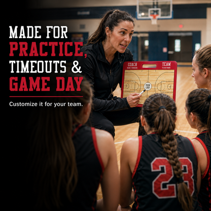 Custom WNBA Basketball Coaching Board 15.7 x 12.6 in (Magnetic)