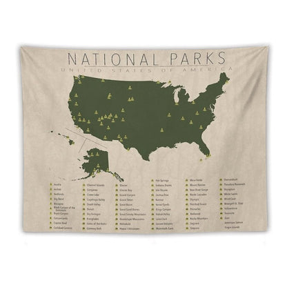 US National Parks Tapestry