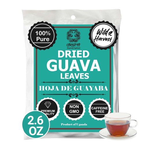 Dried Guava Leaves 2.6 oz – Loose Leaf Herbal Tea | Akshit