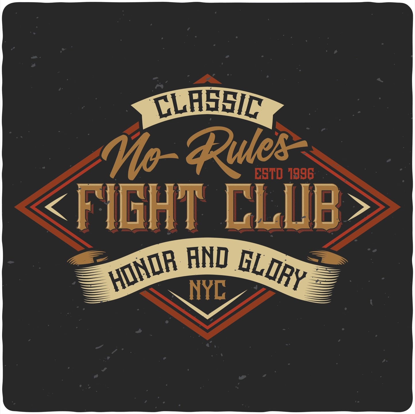 Fight Club Men's Bamboo Viscose/Organic Cotton Short Sleeve Graphic T-Shirt