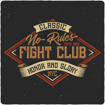 Fight Club Men's Bamboo Viscose/Organic Cotton Short Sleeve Graphic T-Shirt