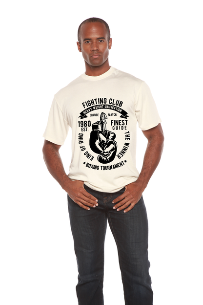Fighting Club Men's Bamboo Viscose/Organic Cotton Short Sleeve Graphic T-Shirt