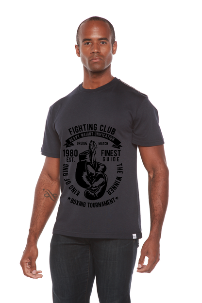 Fighting Club Men's Bamboo Viscose/Organic Cotton Short Sleeve Graphic T-Shirt
