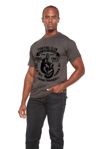 Fighting Club Men's Bamboo Viscose/Organic Cotton Short Sleeve Graphic T-Shirt