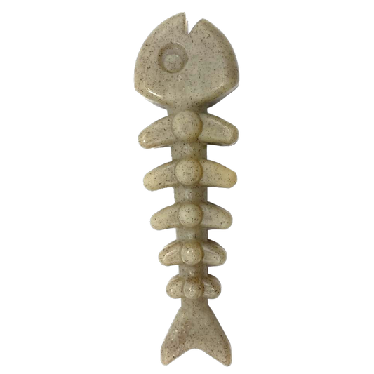 Fish Bone Nylon Dog Toy for Aggressive Chewers | USA Made | SodaPup