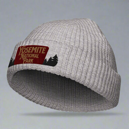 Yosemite National Park Wharf Style Embroidered Beanie