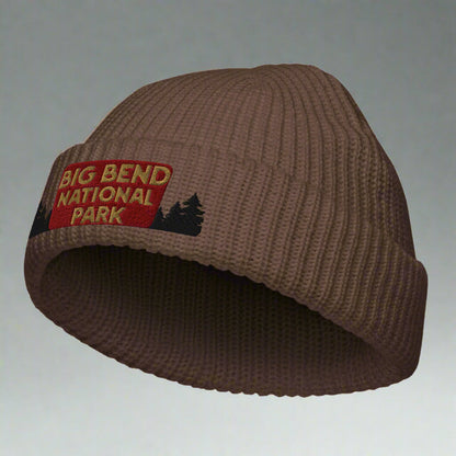 Big Bend National Park Sign Embroidered Beanie